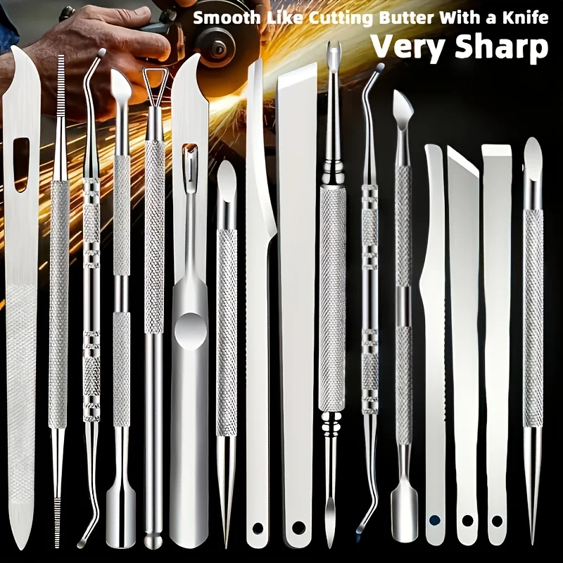 17pcs Complete Foot Care Set Soft Foot Care Series with Grinders & Scrapers for Smooth,Silky Feet | Portable Storage Box