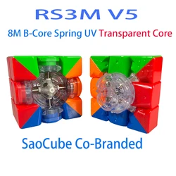 [JudyCube] MoYu RS3M V5 3X3 Magnetic Magic Speed Cube Stickerless Professional Fidget Toys SaoCube RS3 M V5 Cubo Magico Puzzle