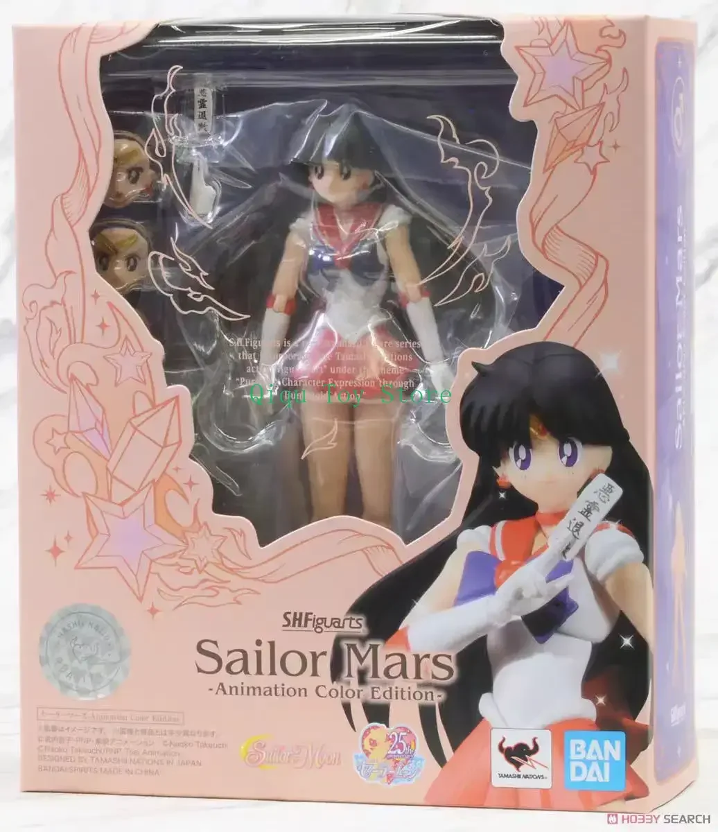 

Фигурка Bandai Sailor Moon SHF: Хино Рей (Марс) — Оригинальная аниме-фигурка, модель для сборки, игрушка для детей