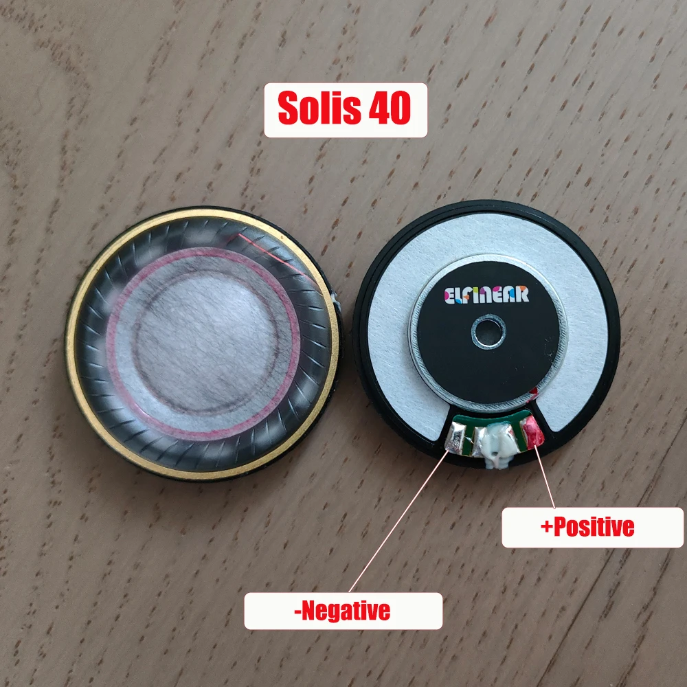ELFINEAR Solis 40 | 1 Paar 40-mm-Bio-Membran-Treiber | N52 Magnet + 20,4 mm CCA-Schwingspule | Warmer Klang, breite Klangbühne – Detail 14
