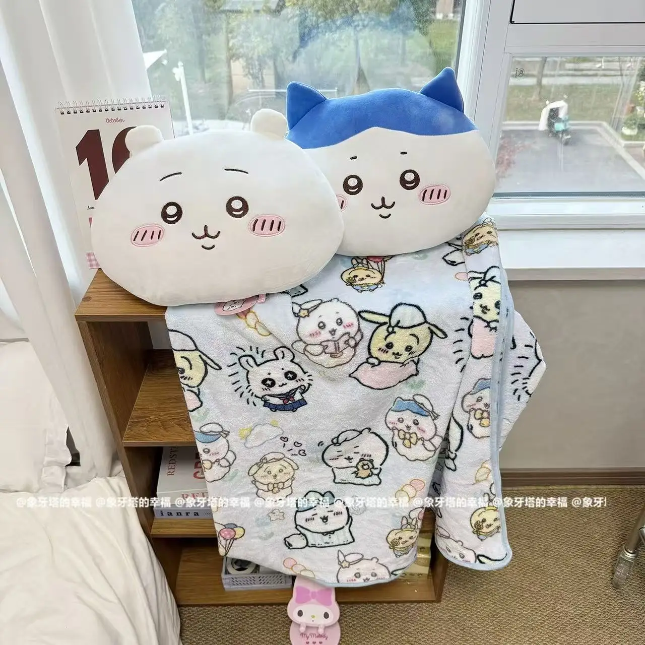 Anime Comic Chiikawa Peluche Hachiware Usagi Bambola Momonga Kurimanju Rakko Giocattolo Cuscino Coperta Shisa Kawaii Morbido Cuscino Cuscino Per Bambini