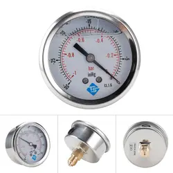 Compound Pressure Vacuum Gauge Glycerine Filled 68mm -1~0/1/2 Bar 1/4 BSP Back Dropship