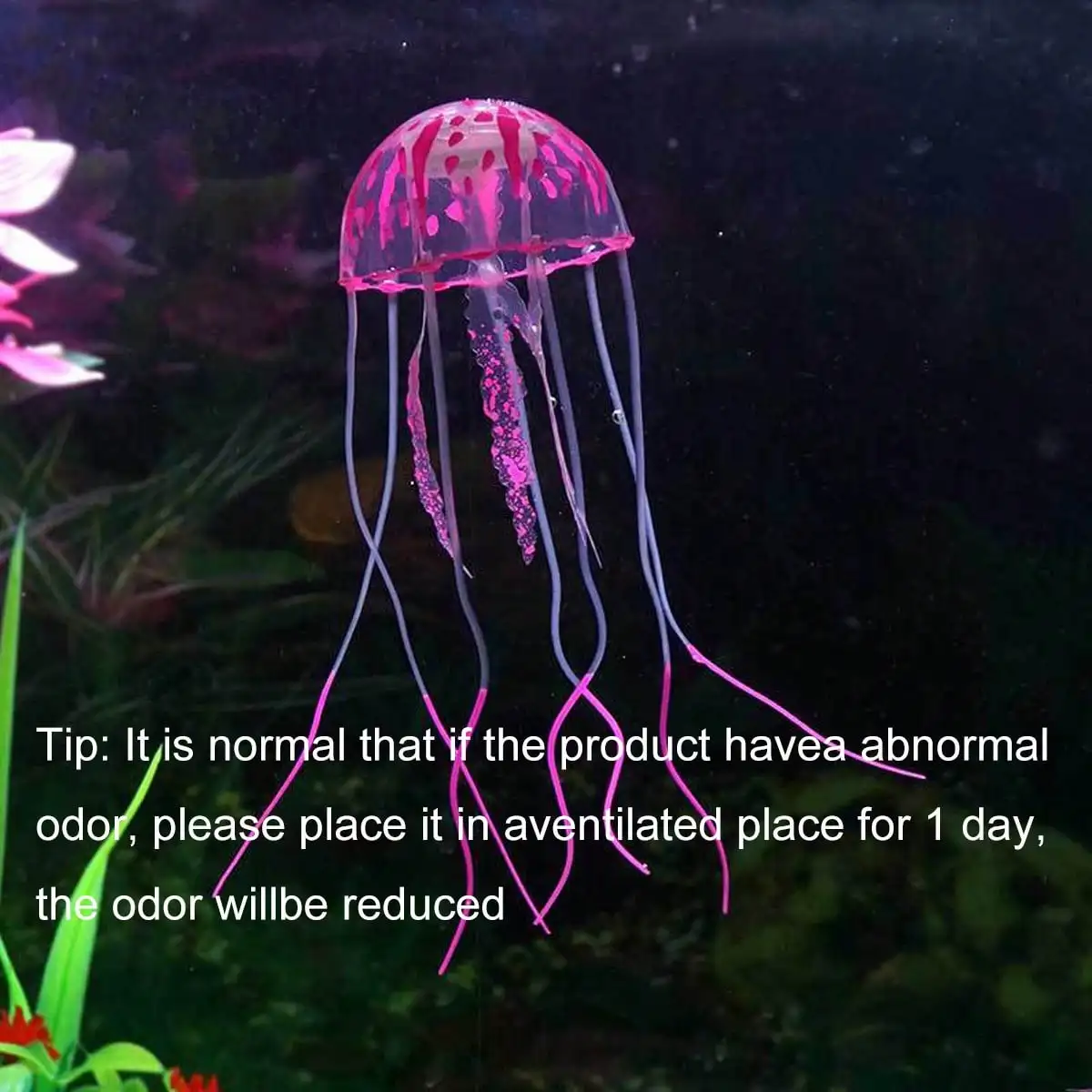 Decorative Artificial Jellyfish for Aquariums in Stunning Colors Soft and Flexible Tentacles Add a Magical Touch to Fish Tank image 3
