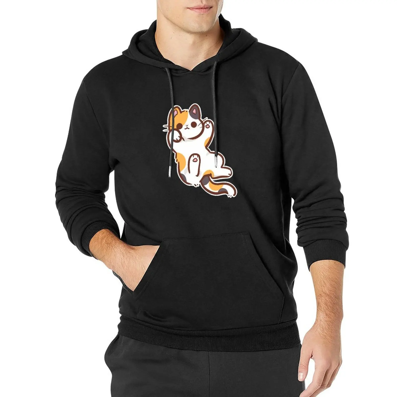 

Calico Pullover Hoodie mens clothes male clothes hoodie men