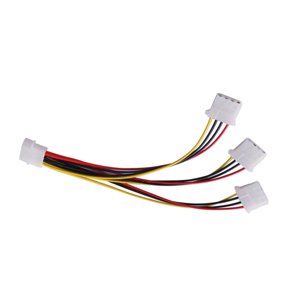 

1Pc CPU 4 PIN Fan Extention Cables Adapter Cable Computer Case Mainboard 4 PIN Power Cables Connectors Fan Splitter