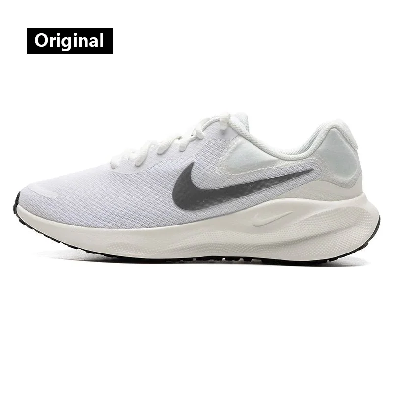 NIKE brand Women's Shoes 2024 Fall REVOLUTION 7 Running shoes Lightweight breathable sneakers FB2208-101