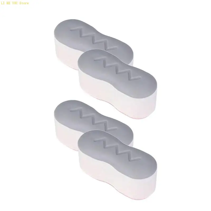 W3JE 4PCS Toilet Lid Stabilizer Pad Easy Installation Universal NonSlip Spacers