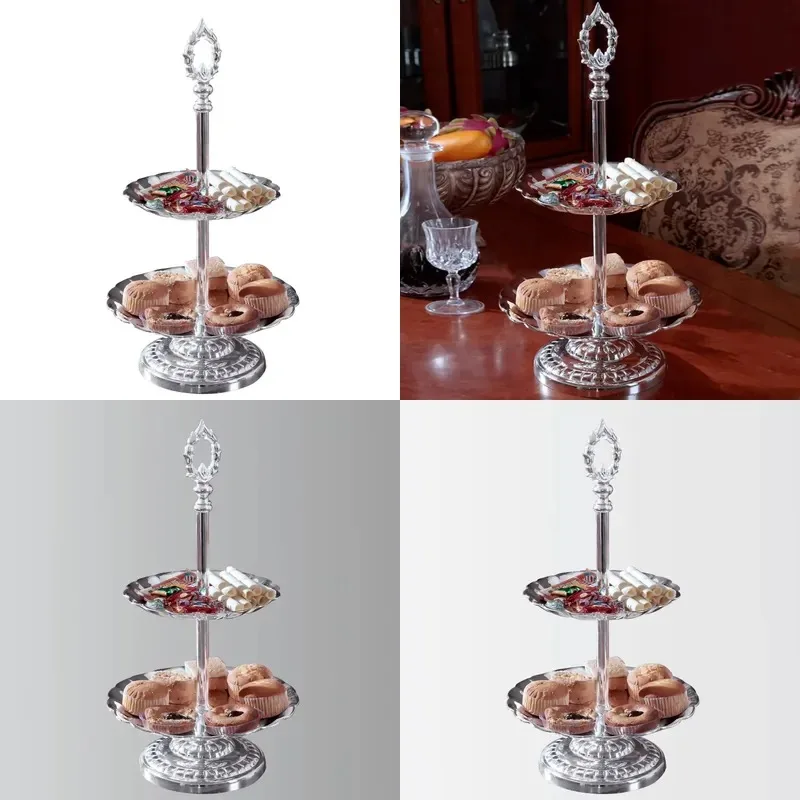 Luxury Brass Service Tray for Wedding Party Decoration Display
