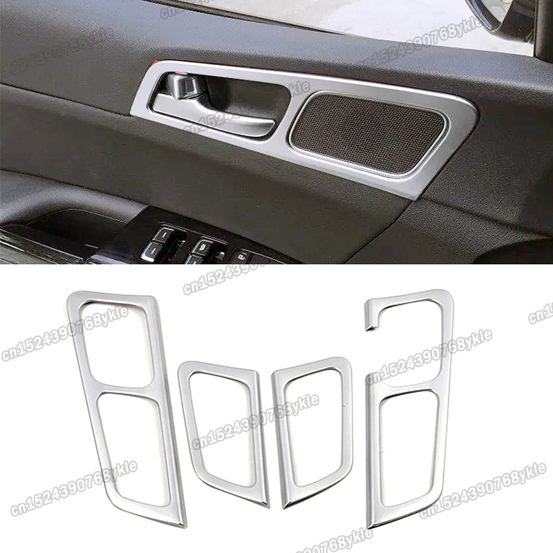 car door inner handle bowl trims sound frame for kia sportage ql 4 2016 2017 2018 2019 2020 accessories gt line chrome parts