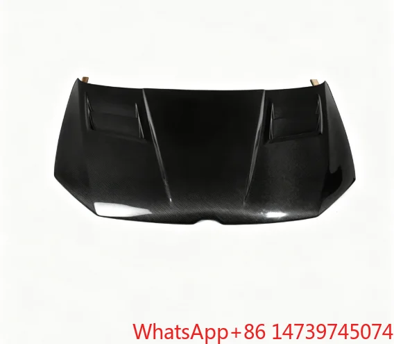 TR Style Screw-On Carbon Fiber Engine Hood 2011-2018 Front Bonnet Hot Sale Exterior PartsCar Parts And Car Kits