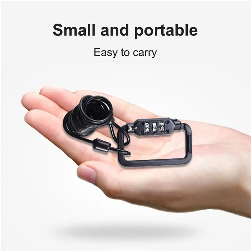 Password Lock Carabiner Backpack Gym Luggage Lock Square Password Padlock