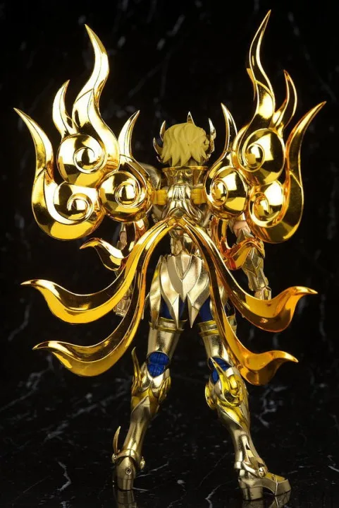 MC Model Saint Seiya Myth Cloth SOG EX Leo/God Lion Aiolia with Totem Zodiac Knights Action Figure Metal Club Model