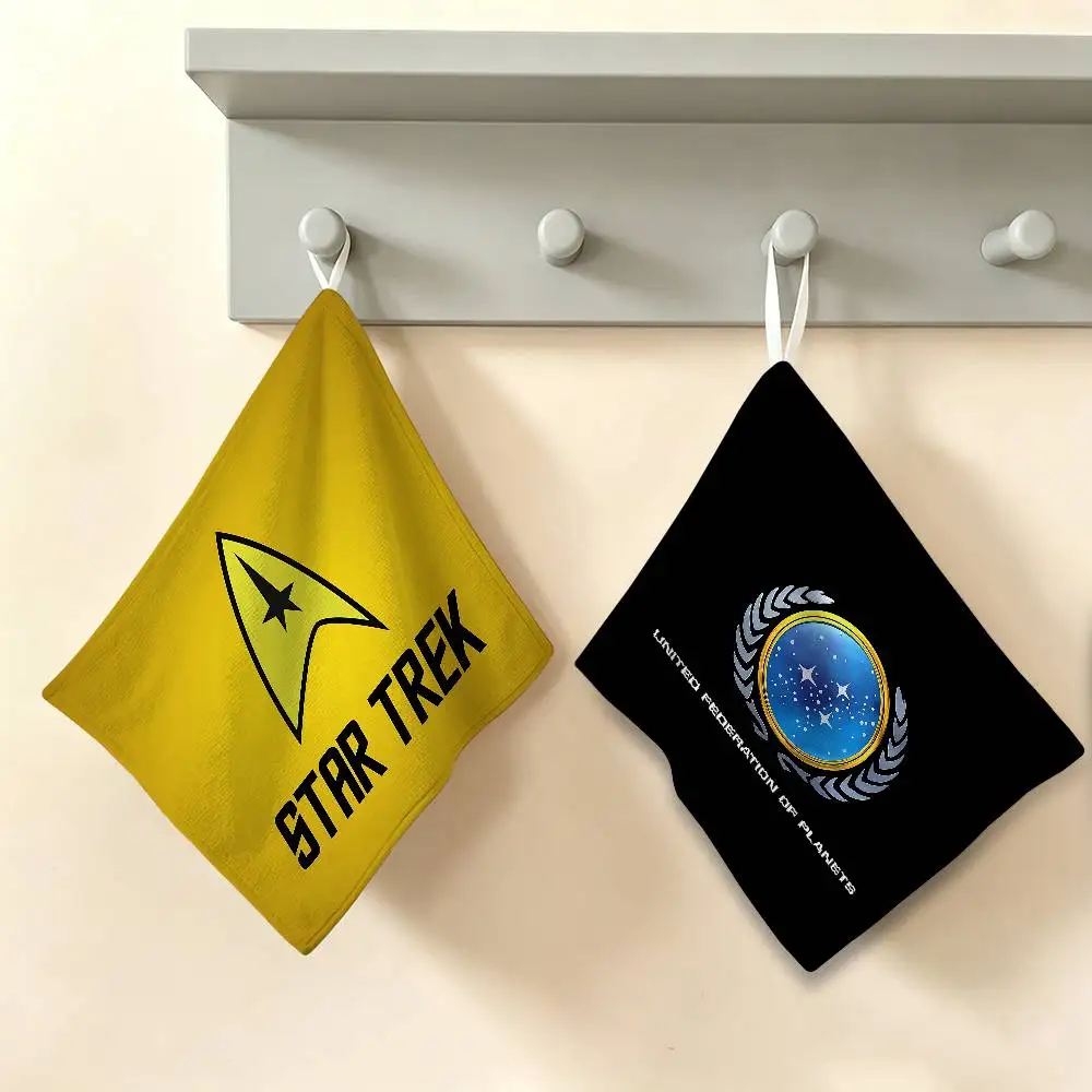 Game S-Star T-Trek Thickened Polyester Cotton Hanging Towel, High Absorbent Hand Wiping Towel for Indoor Use