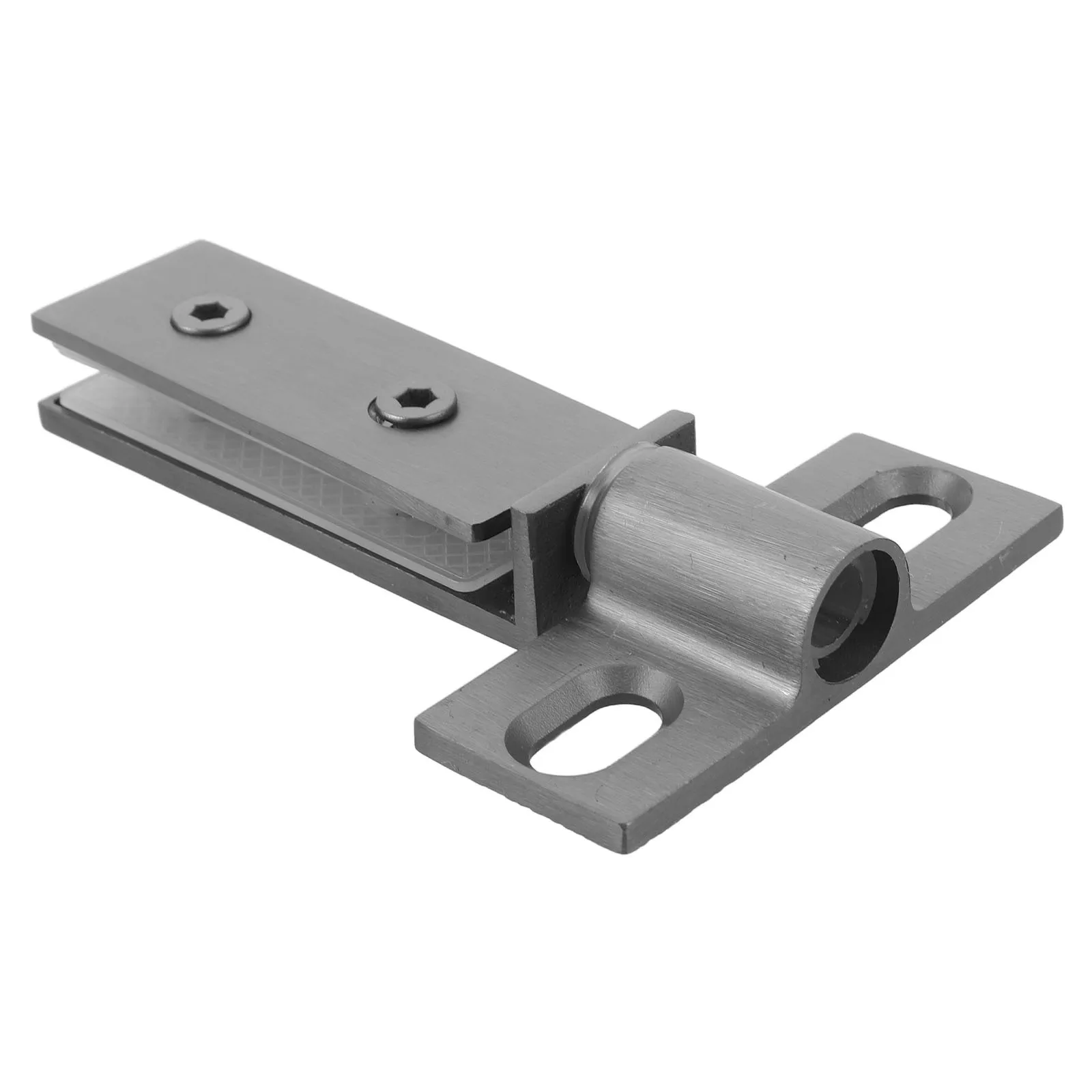 

Stainless Steel Square Double Hole Glass Pivot Hinge For Shower Bathroom Smooth Operation Pivot Shower Door Hinges Glass