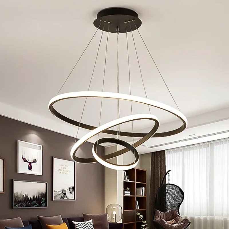 Led Living Room Lustre Pendant Lighting Fixture Chandelier For Dining Lamps Modern Luxury Design And Hanging Lamp For Ceiling