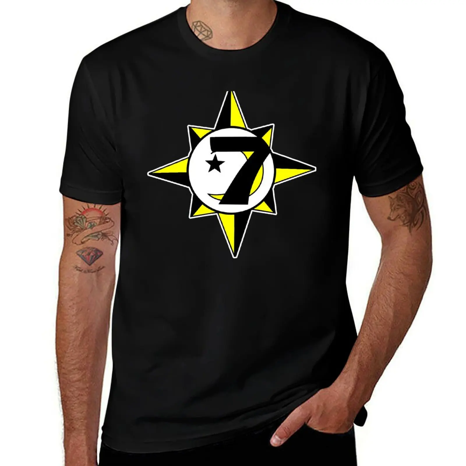 5 PERCENTER - STAR T-Shirt anime tshirt quick-drying Men's cotton t-shirt