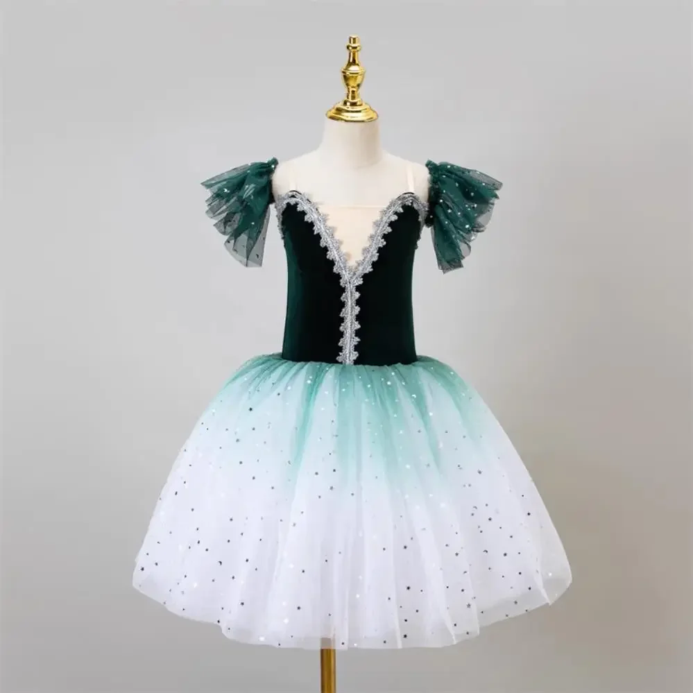 Ballett rock Ballett kleid Mädchen romantische Tutu moderne Tanz kleidung Kind Kinder zeitgenössische Tanz kostüme Ballerina Party kleid