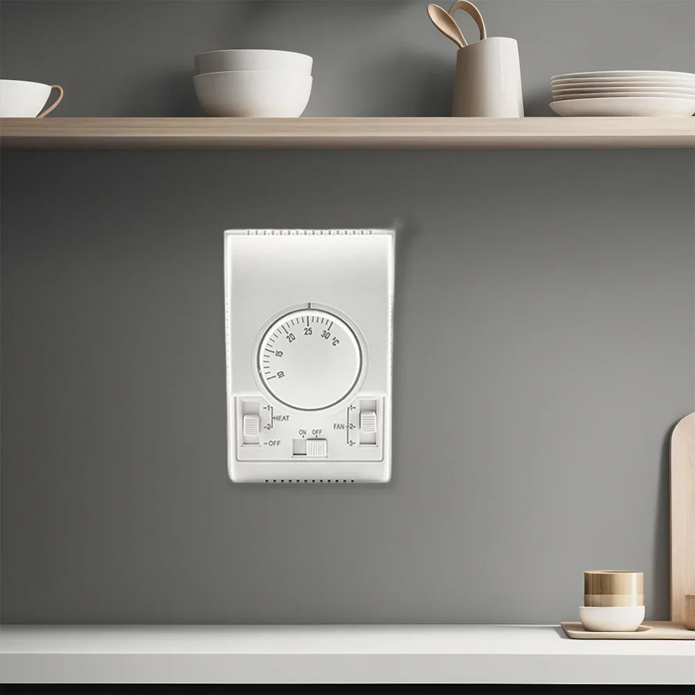 ABS AC Fan Control Central Air Switch Single-wire And Double-wire Metal Diaphragm Technology Contacts Rated 220V