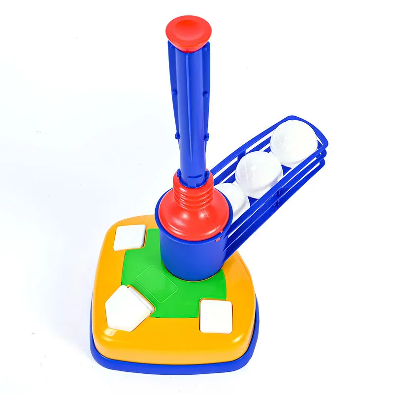 Manufacturer spot wholesale ZH385Z three-in-one plastic baseball catapult multi-functional baseball launcher