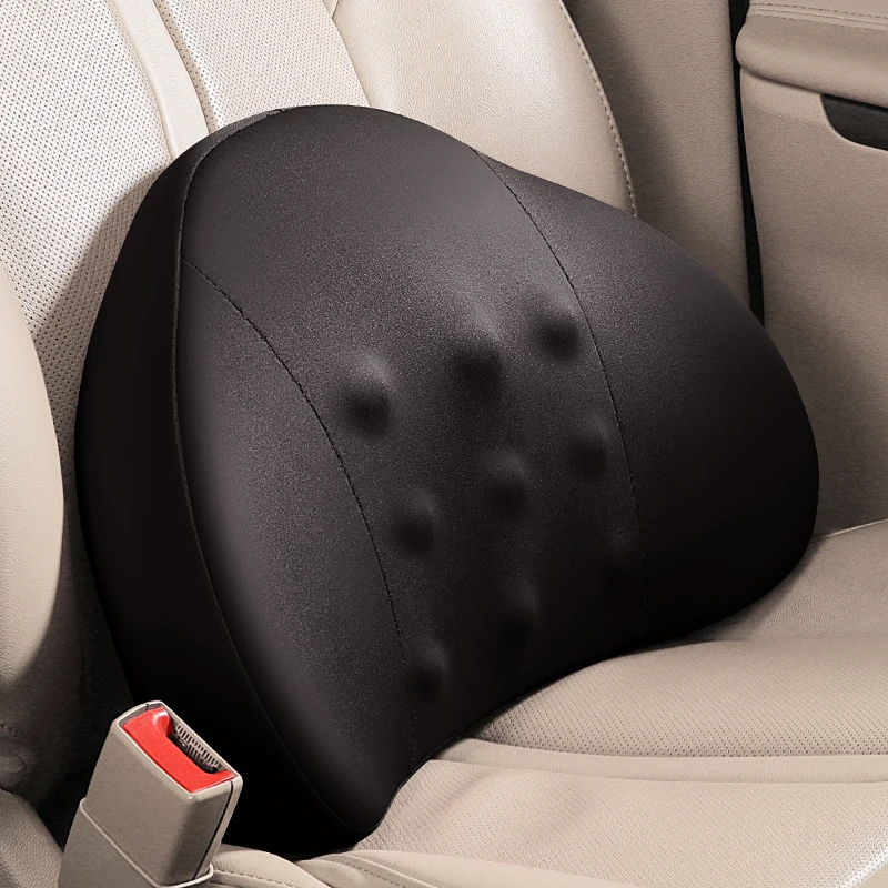 New Nine Pearl Memory Foam Car Back Cushion Lumbar Protection Driver Seat Back Car Lumbar Pillow