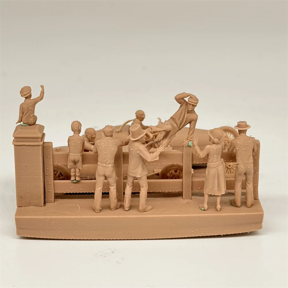 1/72 مقياس السباق الأسطوري 1900 شخصية الراتنج نموذج المشهد التاريخي مصغرة الديوراما #5