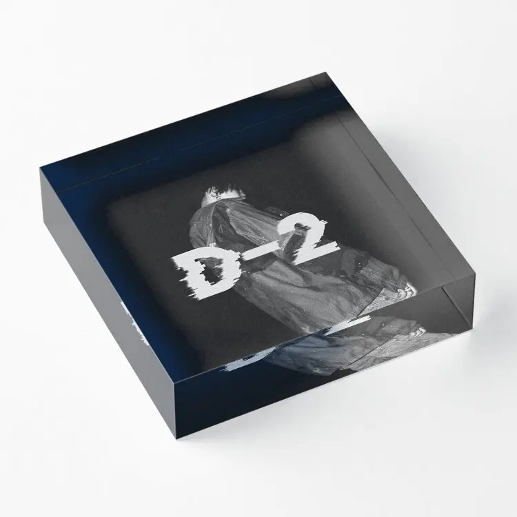 Agust dアルバムカバー,ホームスタンプ装飾,アクリルブロックボードルーム,ファッショナブルなパッドプリント,面白いプリント,結婚式,家族,クリア