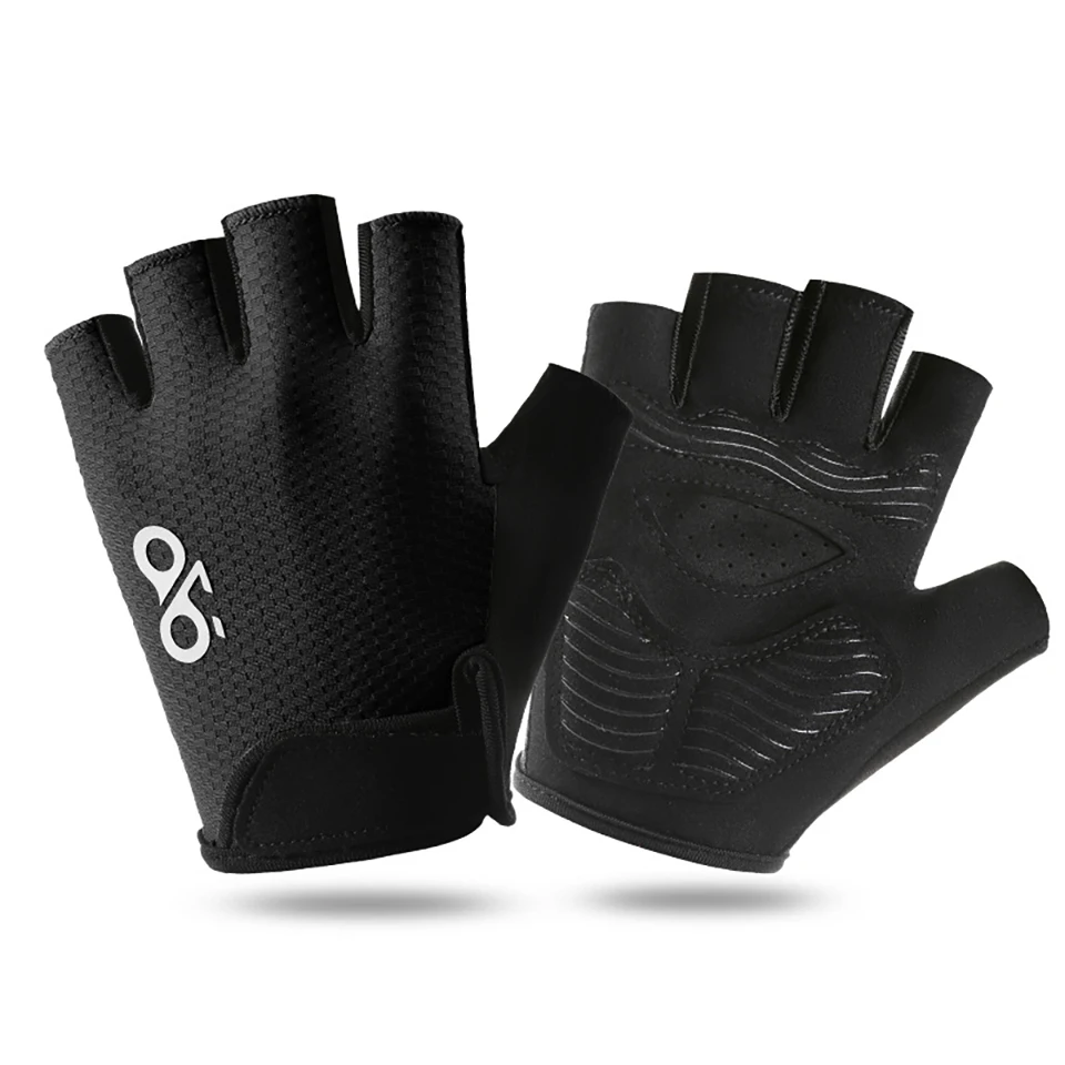 GTUBIKE Sommer-Fahrradhandschuhe, halber Finger, Unisex, hochelastisch, atmungsaktiv, dämpfend, verschleißfest, MTB, Rennrad, Zubehör