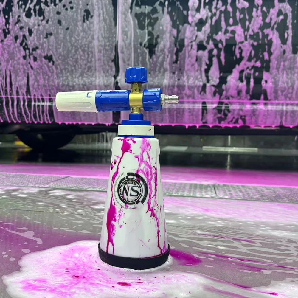 

Мойка высокого давления, алюминиевая пенопластовая насадка для мойки автомобилей, пеногенератор для Karcher Elitech Bort AR Bosch Michelin, мойка высокого давления