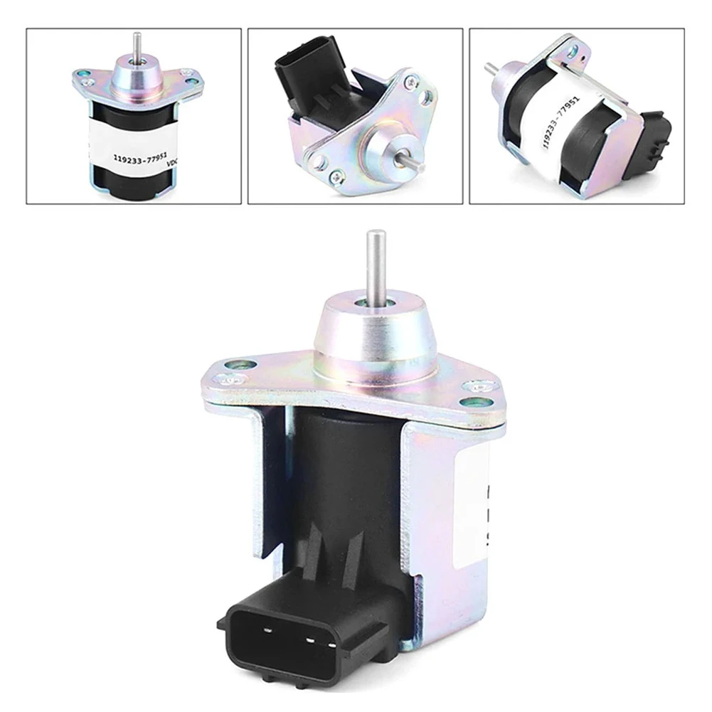 1 قطعة 12 فولت الملف اللولبي صمام 1503ES-3TNA72 ل Yanmar 3TNE78 3TNE82A 3TNE88 3TNA72 أدوات كهربائية قطع غيار صمام الملف اللولبي المعدني