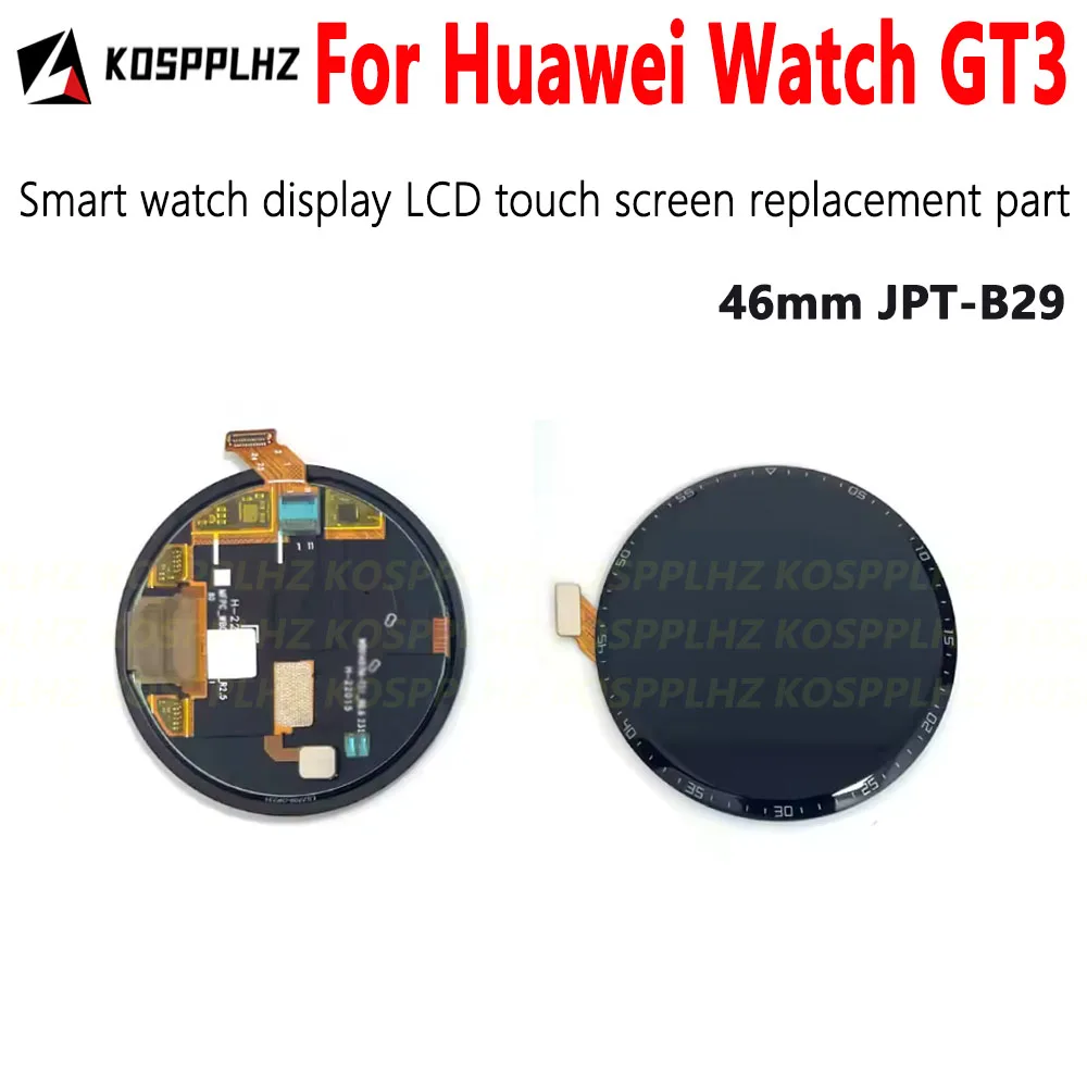 100% протестировано для Huawei Watch GT3 46 мм JPT-B29, умные часы, сенсорный ЖК-экран в сборе для Huawei GT3 JPT-B29, ЖК-дисплей