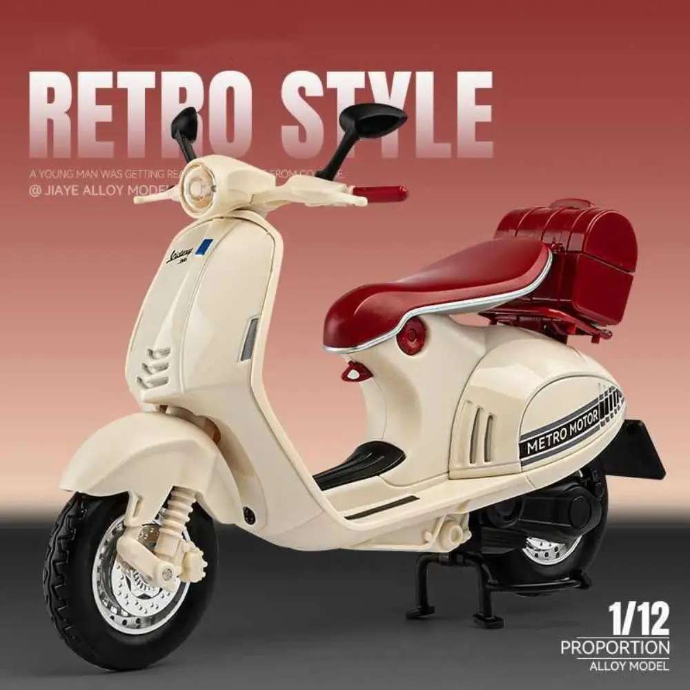 

Alloy 1:12 Alloy Motorcycle Model Diecasts Vehicle Early Learning Retro Motorcycles Cars Toys Collection Cartoon