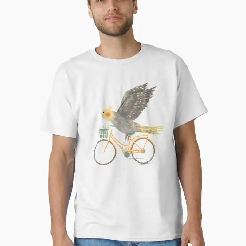 Too Many Birds Yellow Cockatiel Classic T-Shirt