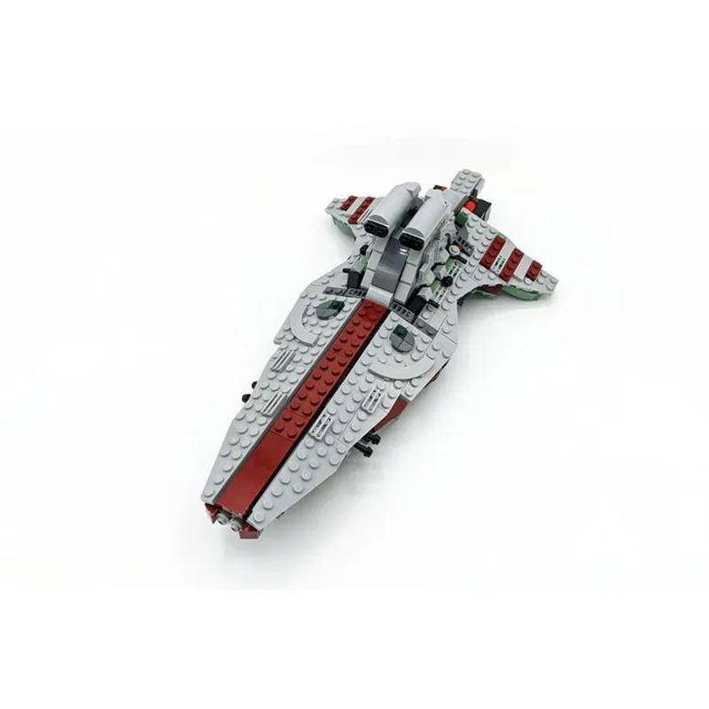 -37121 MOC-141584 Set Republic Ship Attack Cruiser Model Bricks Compatible 8039 Spaceship Building Blocks Toys for Kids 75312