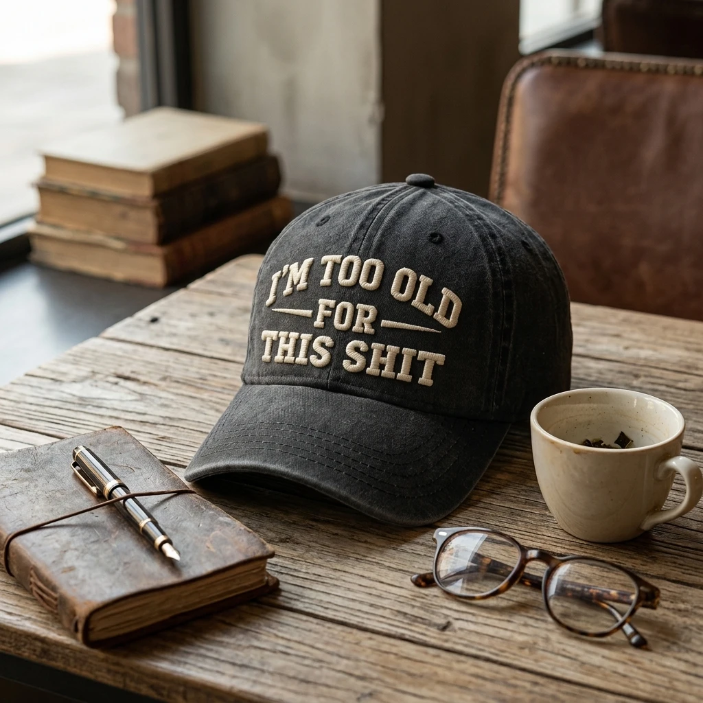 Cotton Washed Vintage Baseball Cap With Wide Sun Protection Brim Breathable Adjustable Fit For Outdoor Travel Men Women