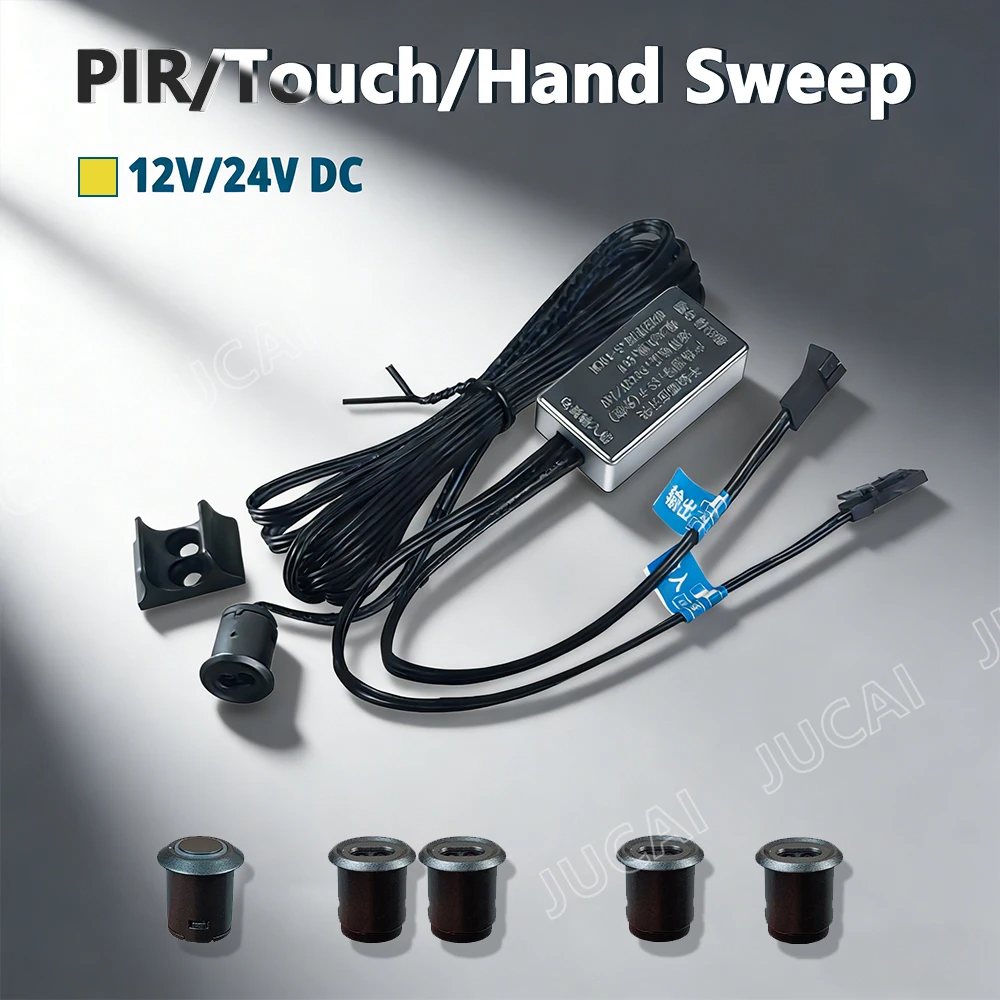 

5A светильник управления дверью шкафа, 12 В, 24 В, датчик человека, ручной развертки света, интеллектуальный переключатель, переключатель управления дверью