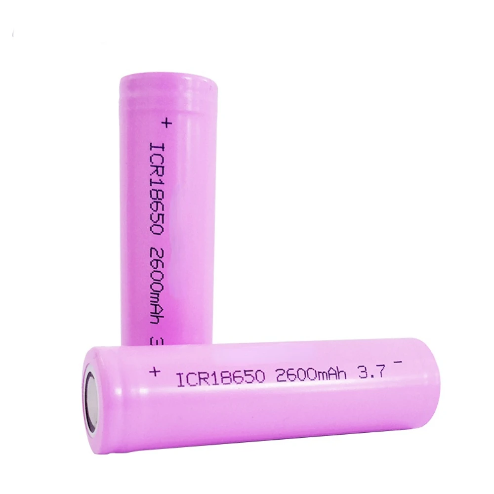

UN38.3 certification 3C discharge rate 3.7v 18650 2600mah lithium ion rechargeable Battery