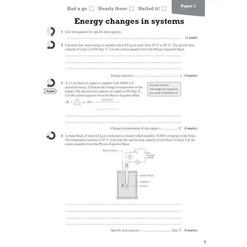 بيرسون ريفيز AQA GCSE مصنف مراجعة مؤسسة الفيزياء لعام 2025 و2026 التقييمات واللامتحانات 9781292131474 #5