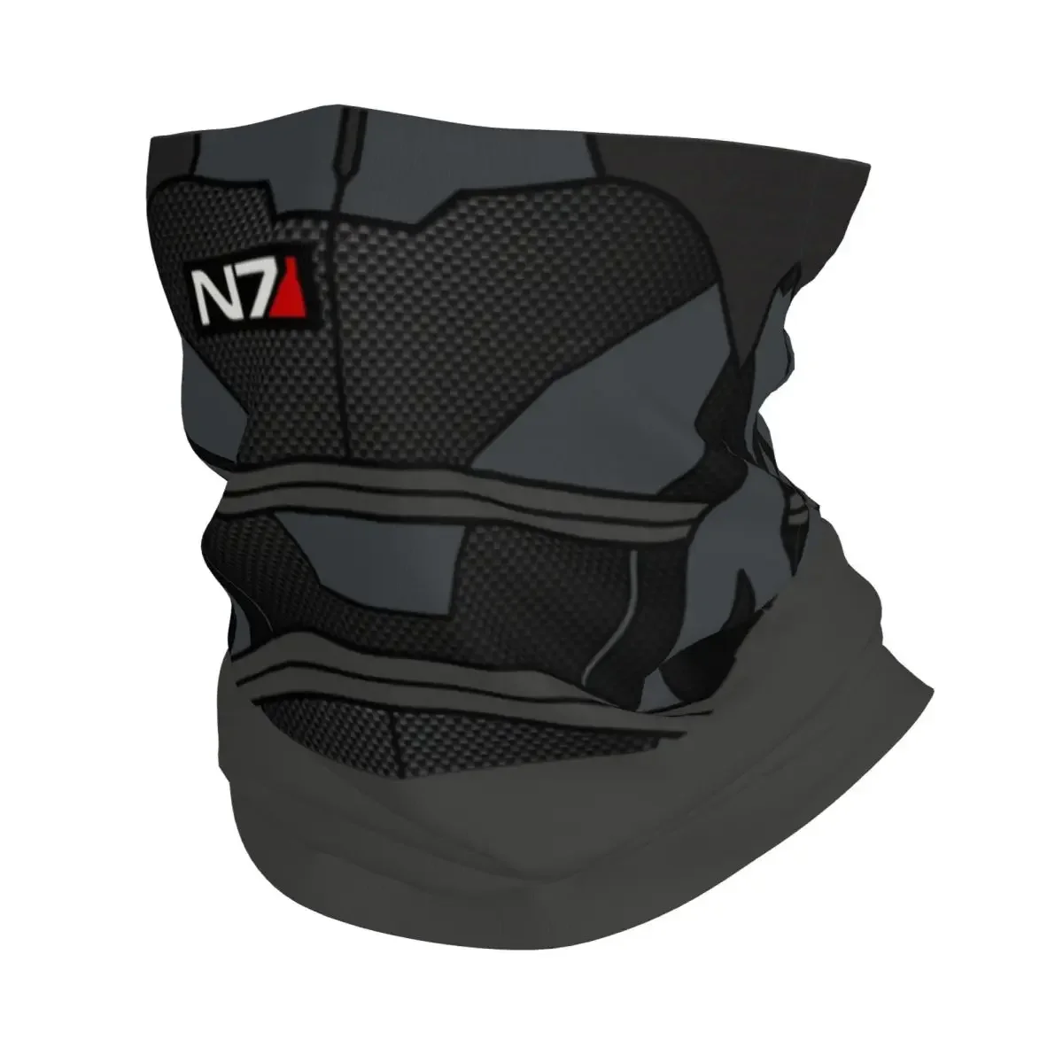 Mass Effect N7 Armor Bandana Neck Gaiter for Ski Running Women Men Wrap Scarf Alliance Military Video Game Headband Warmer