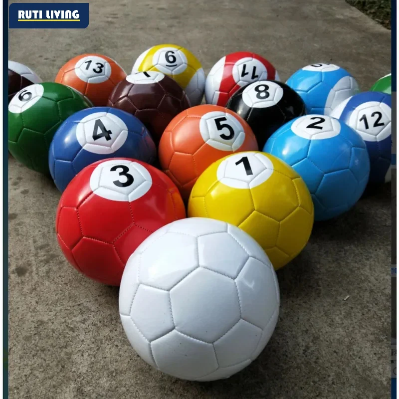Retail WholesaleExclusive offer 2# 3# 4# 5#16 Pcs Gaint Snookball Snook Ball Snooker Street Soccer Ball Game Huge Billiards Poo