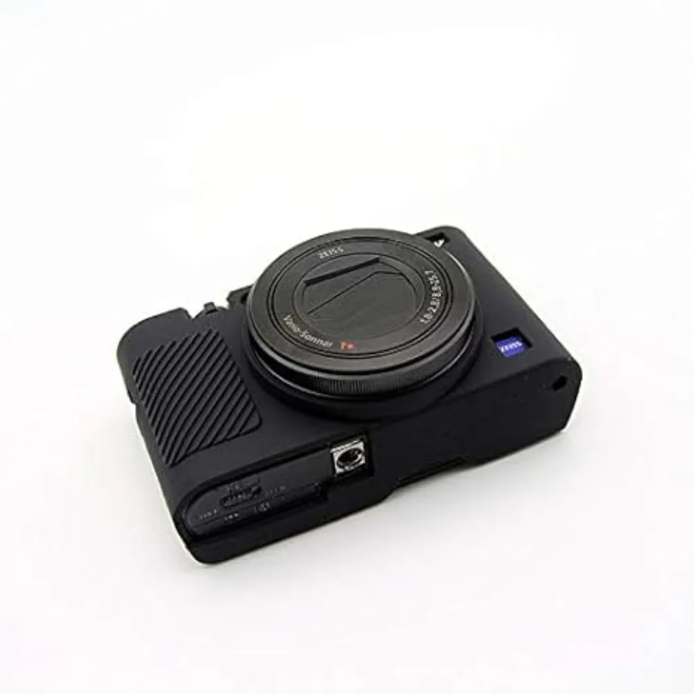 Silicone Camera Protective Cover Case For Sony RX100III RX100IV RX100V VI RX100VII Skin Camera Case with 1PCS tempered film
