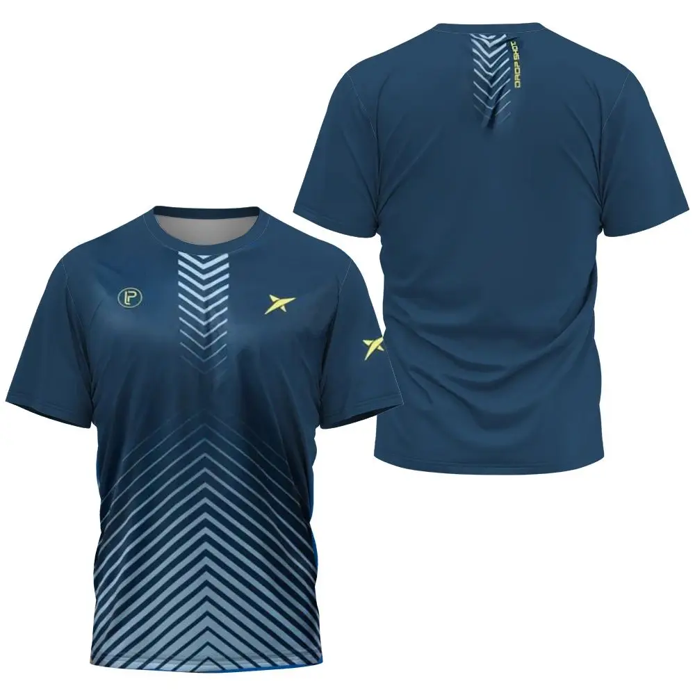 Abbigliamento sportivo traspirante t-shirt stampata Padel ad asciugatura rapida per uomo e donna Outdoor Casual Fashion Comfort novità