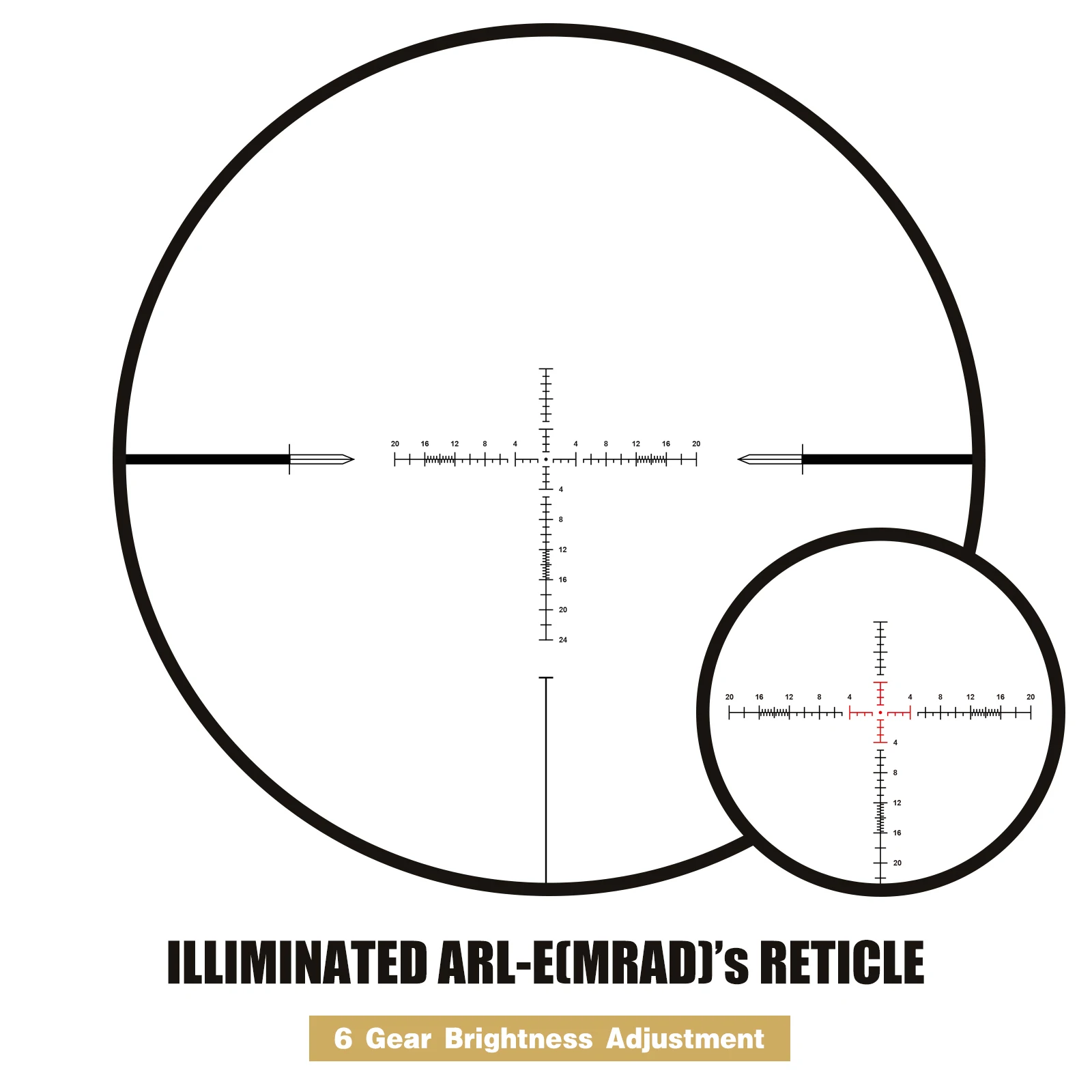 Imagem -06 - Spina Optics-compact Rifle Scope Sight Caça Tática Reconjunto de Bloqueio de Torre Parallax Lateral Tiro Rápido hd 312x44 Ffp