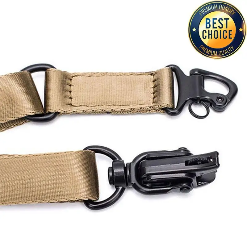 MS2 Tactics Mission Rifle Sling Adjustable Double Point Rope Safety Gun Strap CS Multifunction Lanyard Sling Strap