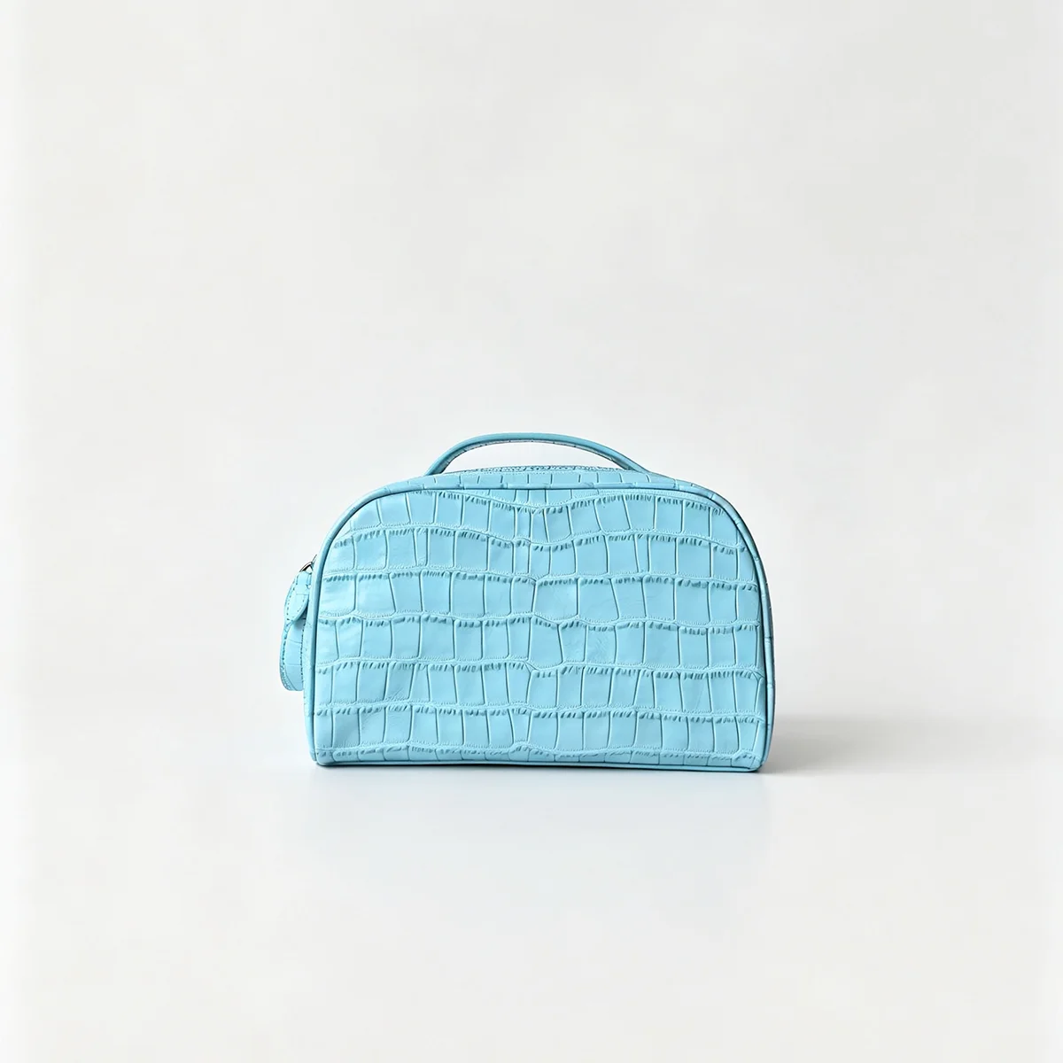 Echtleder-Kosmetiktasche mit Krokodil-Textur, Reise-Kosmetikbeutel, große Kapazität, Unisex-Organizer, mehrere Farben zur Auswahl. – Detail 20