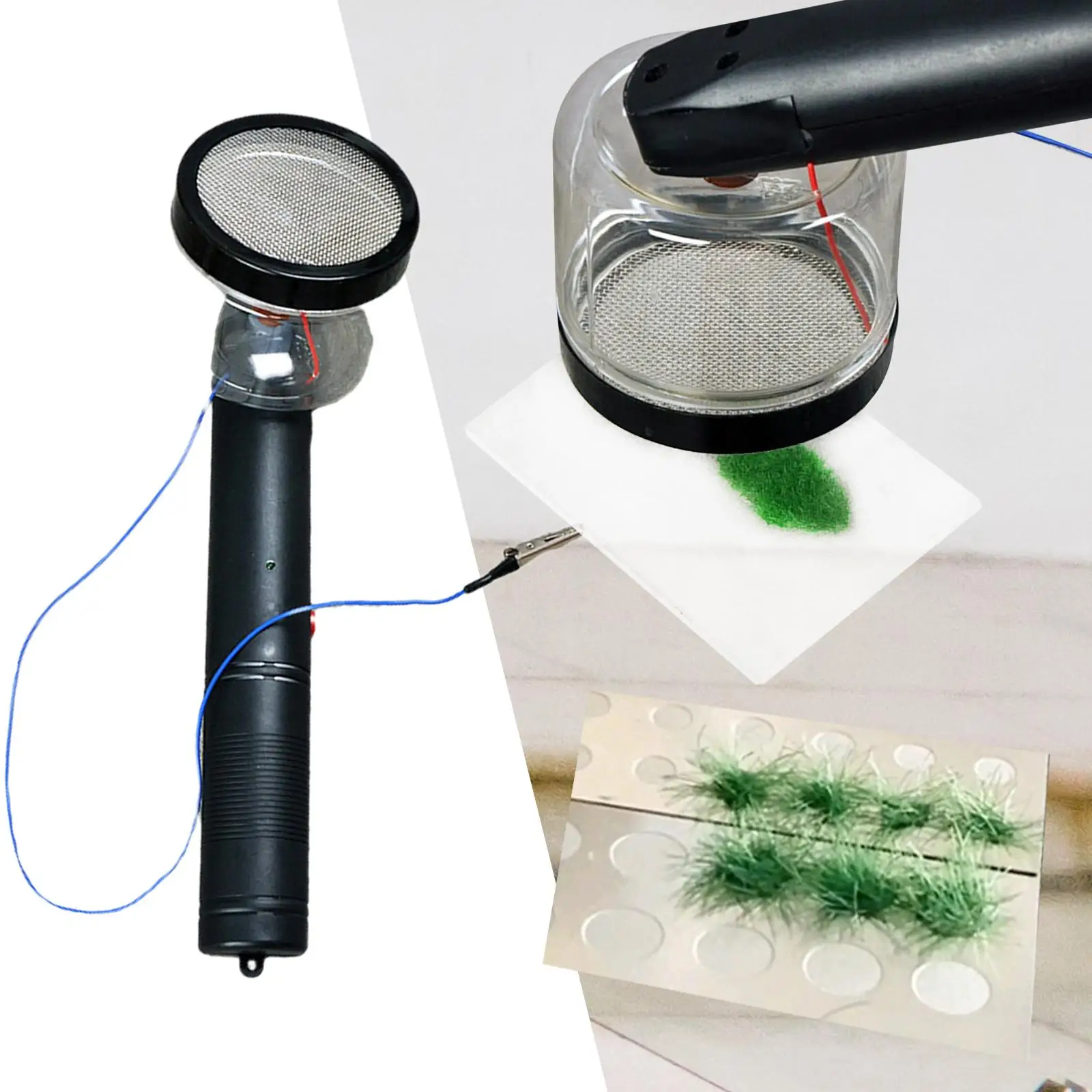 آلة كهربائية صغيرة متدفقة لمناظر العشب المحمولة، أداة توزيع ريفية ثابتة لمناظر بناء نموذج صندوق الرمل #4