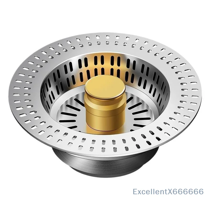 Stainless Steel Sink Filter Screen, Kitchen Universal Sink, Leaking Plug, Sink Bounce Core, Drain Device