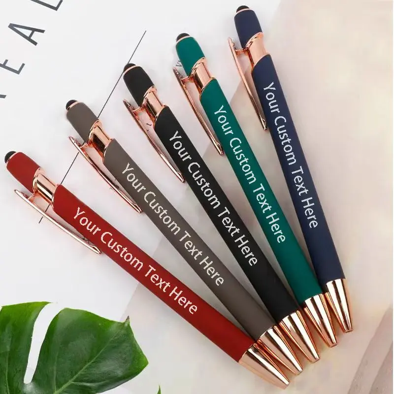 10/24-teiliges personalisiertes Kugelschreiber-Set aus Metall, anpassbare multifunktionale Schreibgeräte für Schule und Büro, ideales Geschenkset – Detail 4