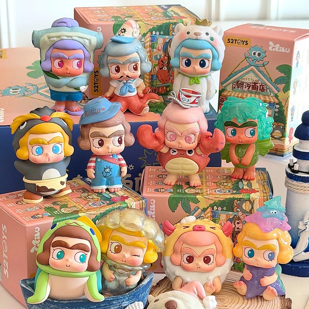 

52TOYS CiCiLu Tidal Store слепая коробка Kawaii Mystery Box экшн-фигурка аниме кукла сумка-сюрприз кулон брелок коллекция модель