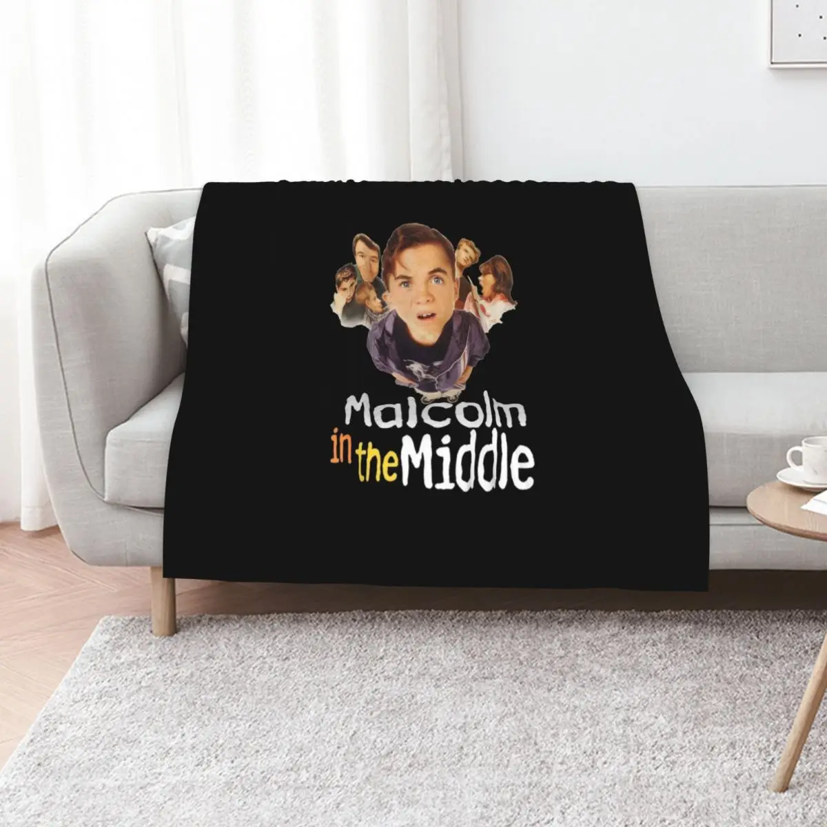 

Malcolm In The Middle Throw Blanket Decorative Sofas Cute Sleeping Bag Comforter Blankets