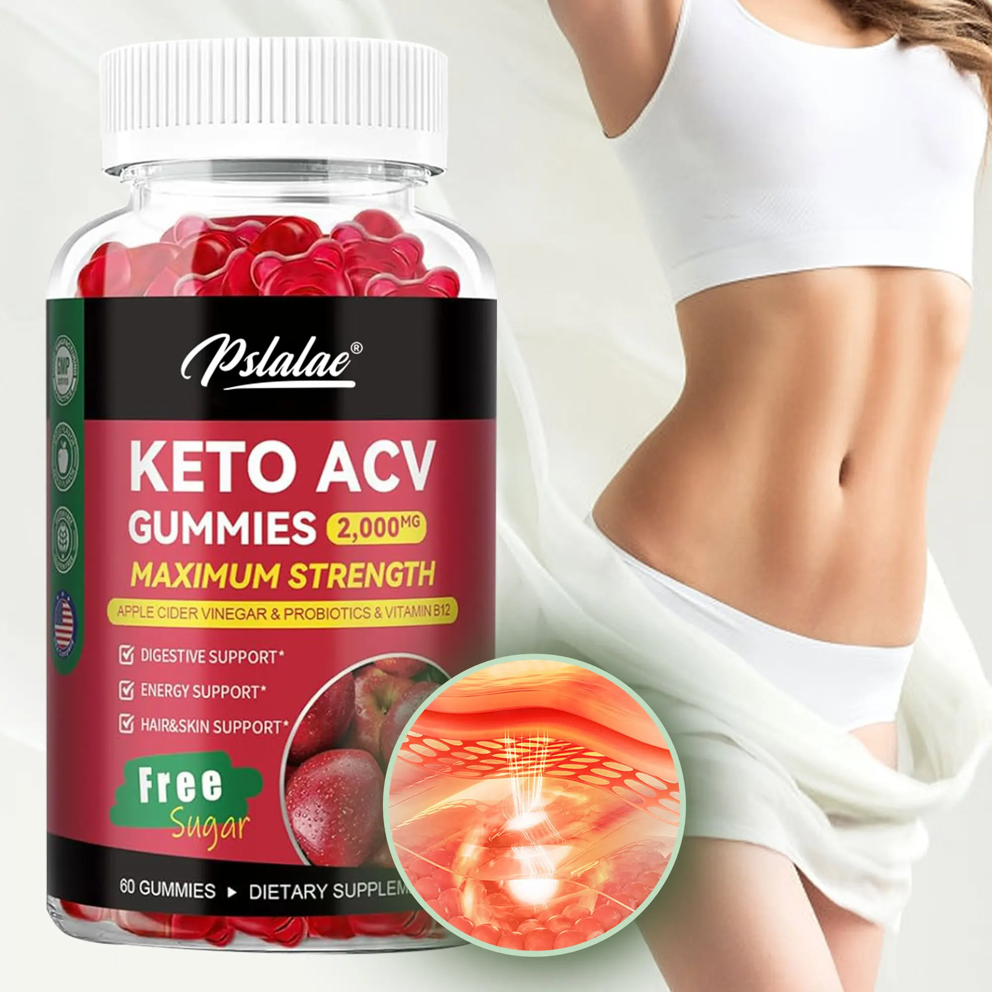 

Keto ACV Gummies - Weight Management, Reduce Bloating, Cleanse Intestines, Improve Digestion And Gut Health, Metabolism